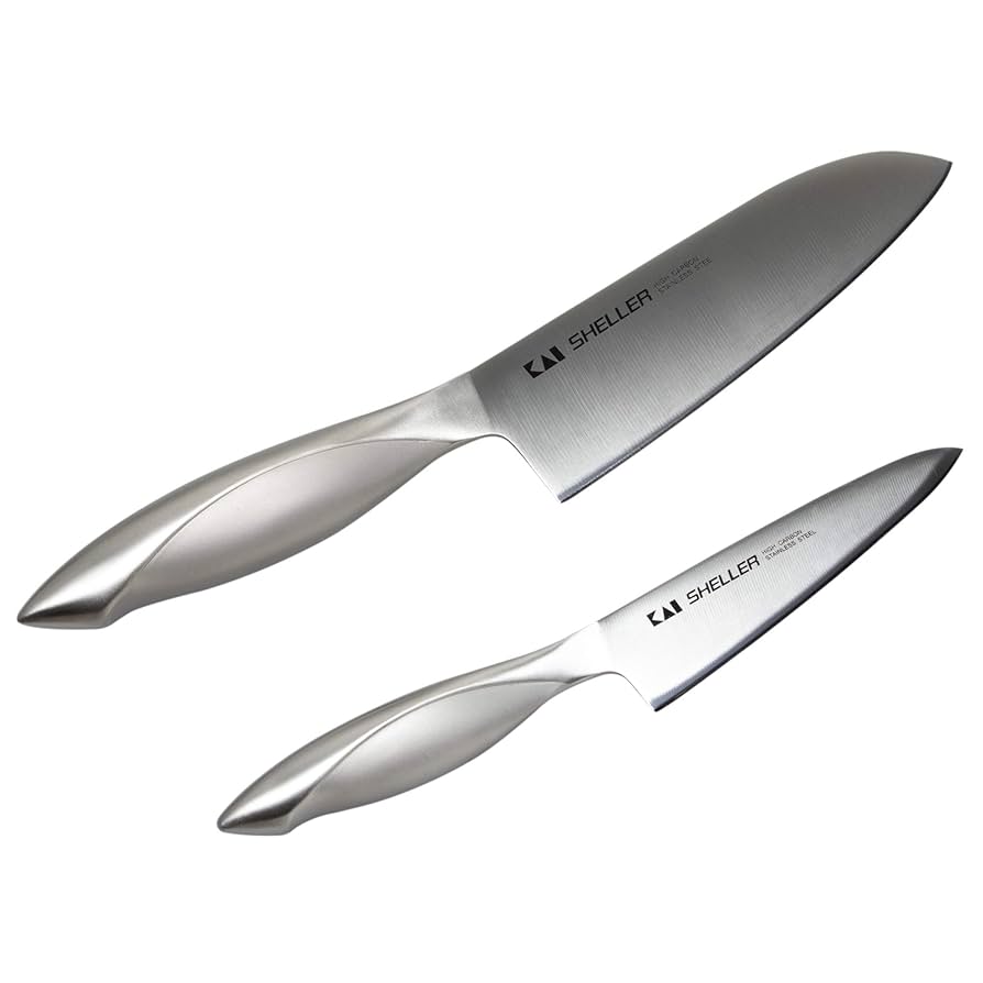 Amazon｜貝印 KAI 【包装紙ラッピング済】包丁セット 三徳包丁